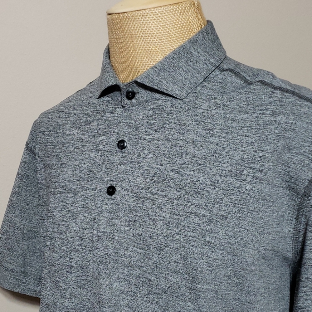Lululemon mens polo stone grey  xxl